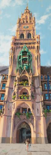 Munich, The Rachaus-Glockenspiel by Angela Bandurka