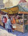 Saturday Market by Jeanne Edwards
