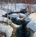 Creek Channel in Winter by Pat Clayton